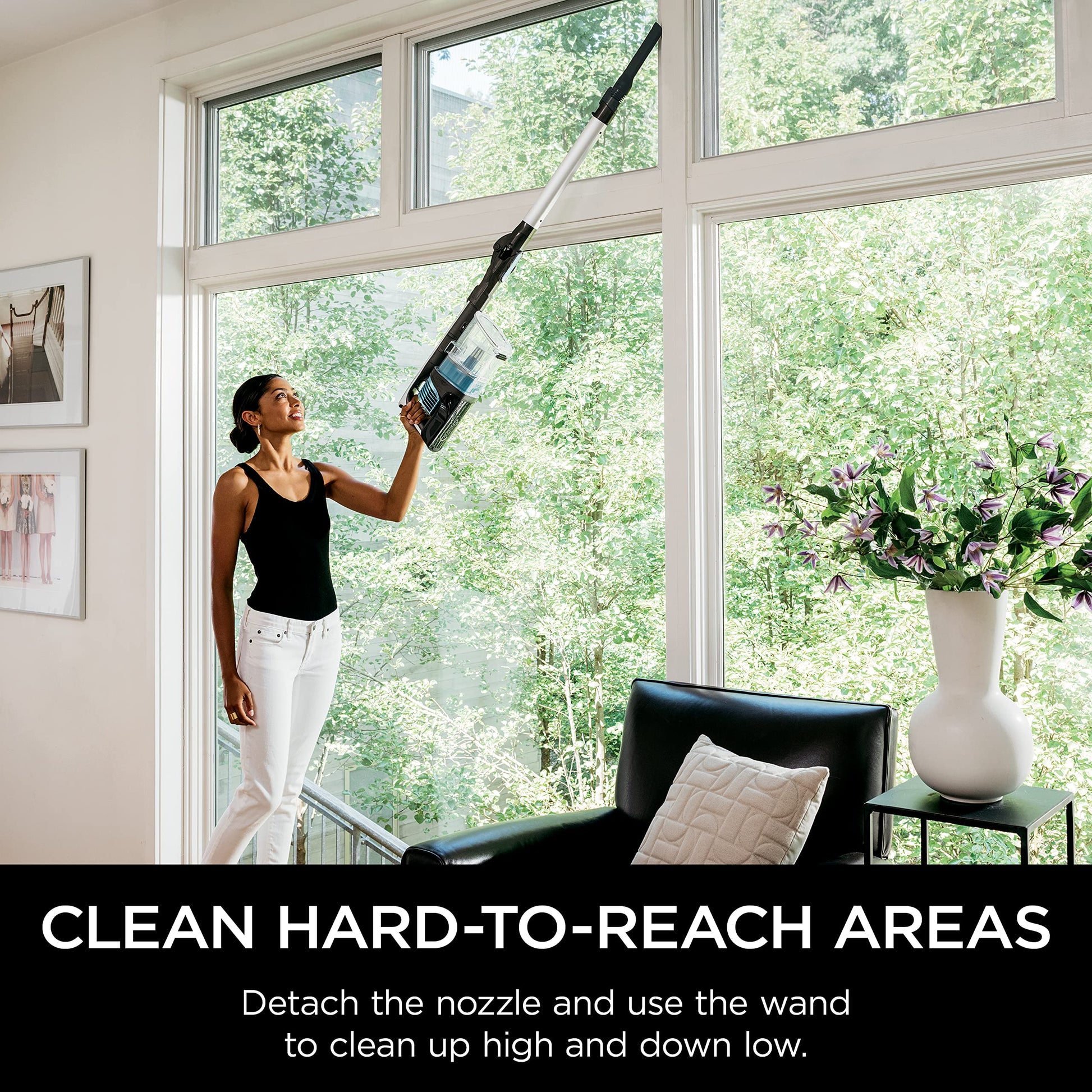 Shark Cordless Vacuum Cleaner, HEPA Filter, Lightweight, Portable, Rechargeable, Pet Hair Pickup, Removable Handheld, Crevice, Upholstery & Dusting Brush Included, 40-min runtime, Red, IZ362H ANM Liquidation