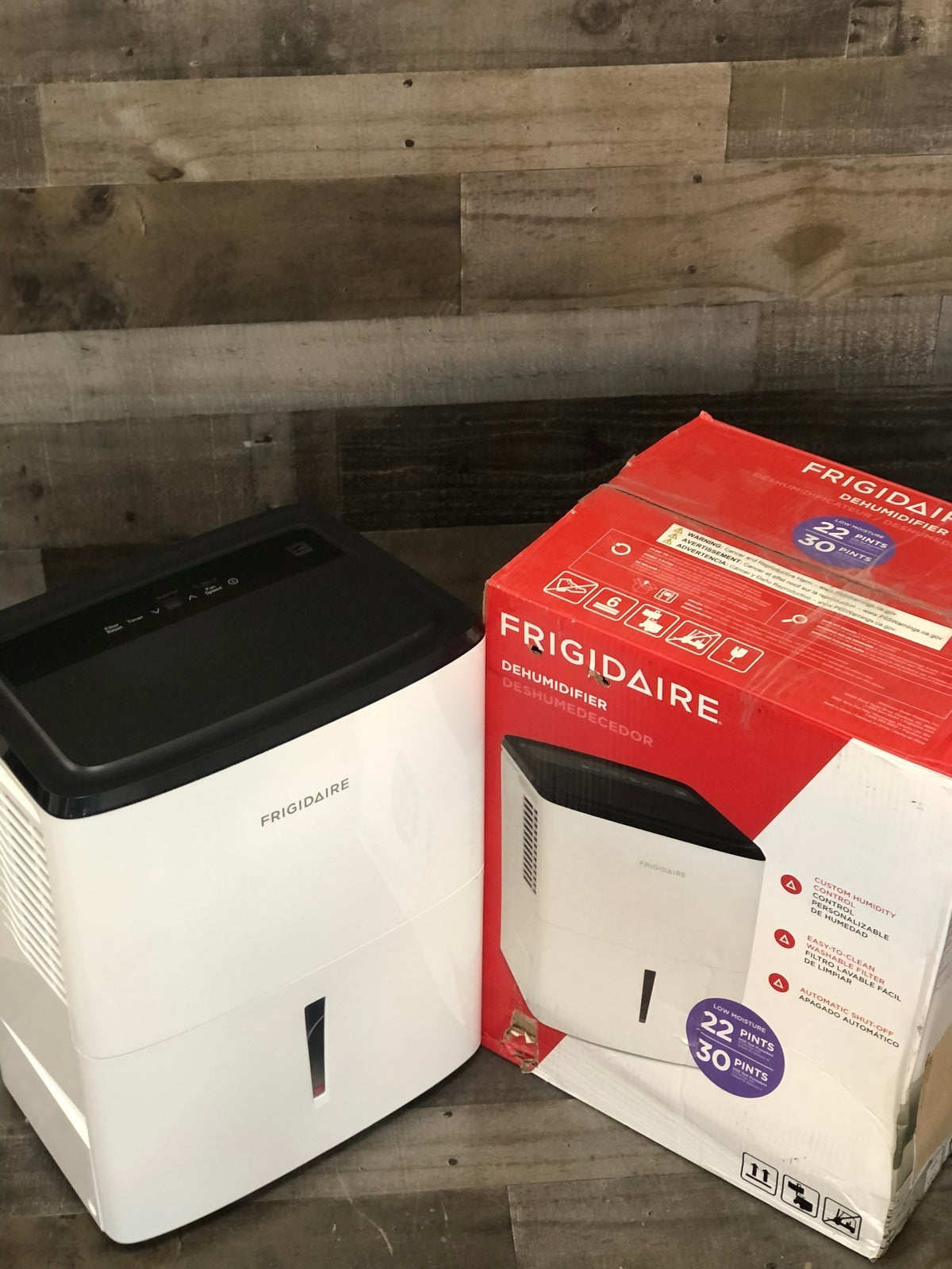 Frigidaire 50 Pint Dehumidifier with Pump. 4,500 Square Foot Coverage. Ideal for Large Rooms and Basements. 1.7 Gallon Bucket Capacity