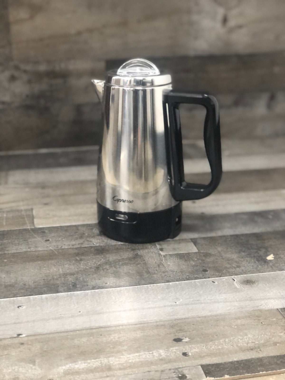 Capresso 8 Cup Perk, Coffee Maker, Metallic