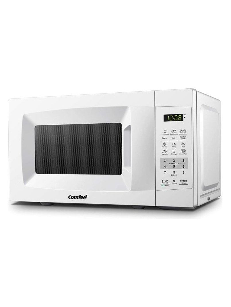 COMFEE' EM720CPL-PM Countertop Microwave Oven with Sound On/Off, ECO Mode and Easy One-Touch Buttons,
0.7 Cu Ft/700W