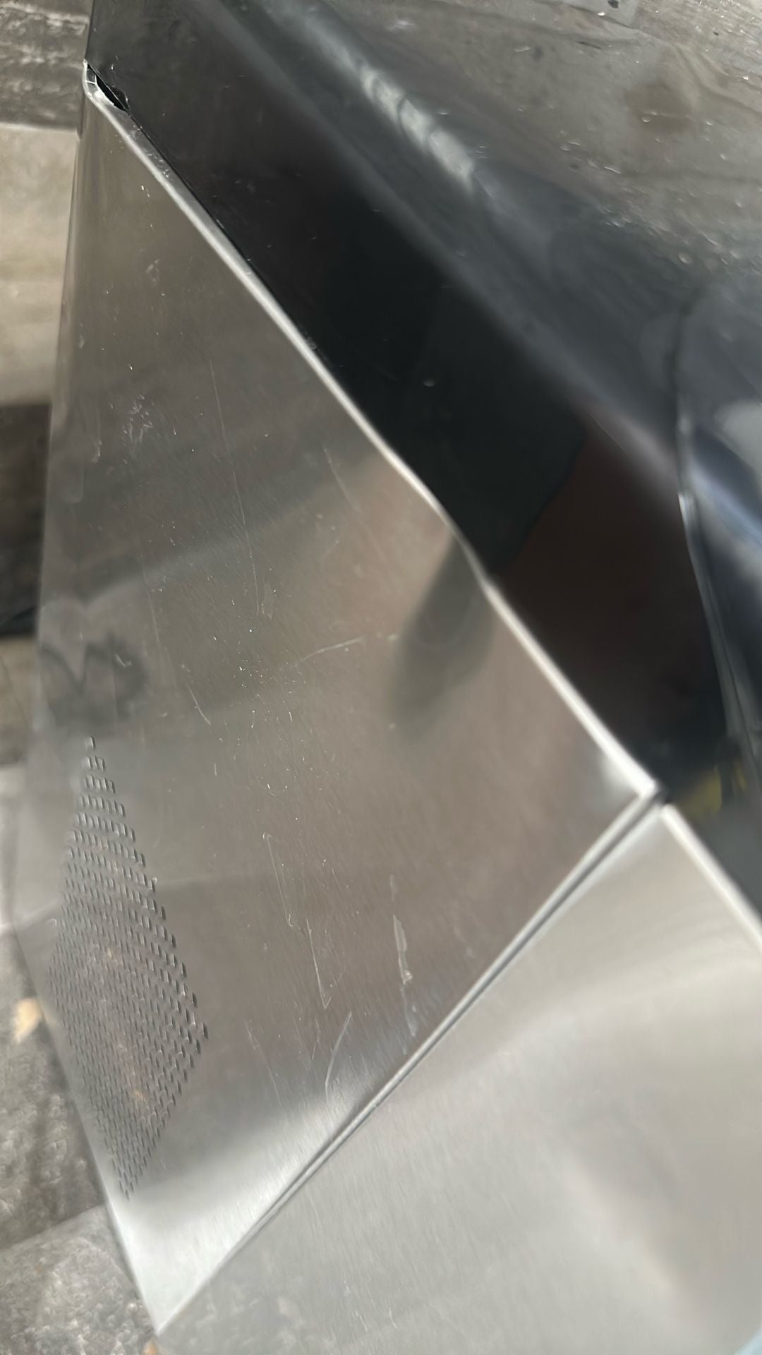 EUHOMY Nugget Ice Maker countertop max 34lbs/day, 2 way water refil, self-cleaning pebble ice maker (Dent & Scratch) ANM Liquidation