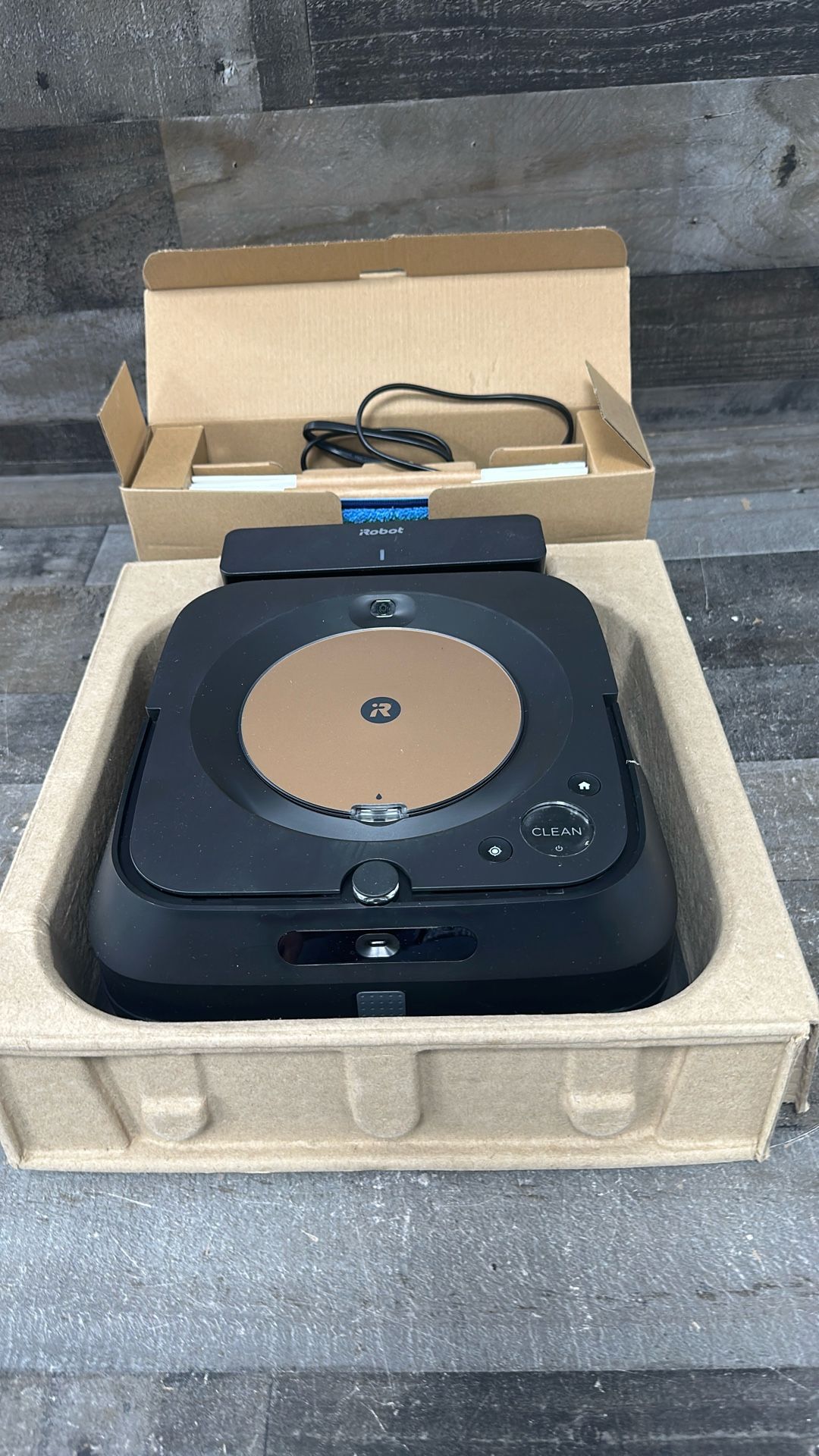 iRobot Braava Jet m6 (6012) Ultimate Robot Mop- Wi-Fi Connected, Precision Jet Spray, Smart Mapping, Works with Alexa, Ideal for Multiple Rooms, Recharges and Resumes, Black ANM Liquidation