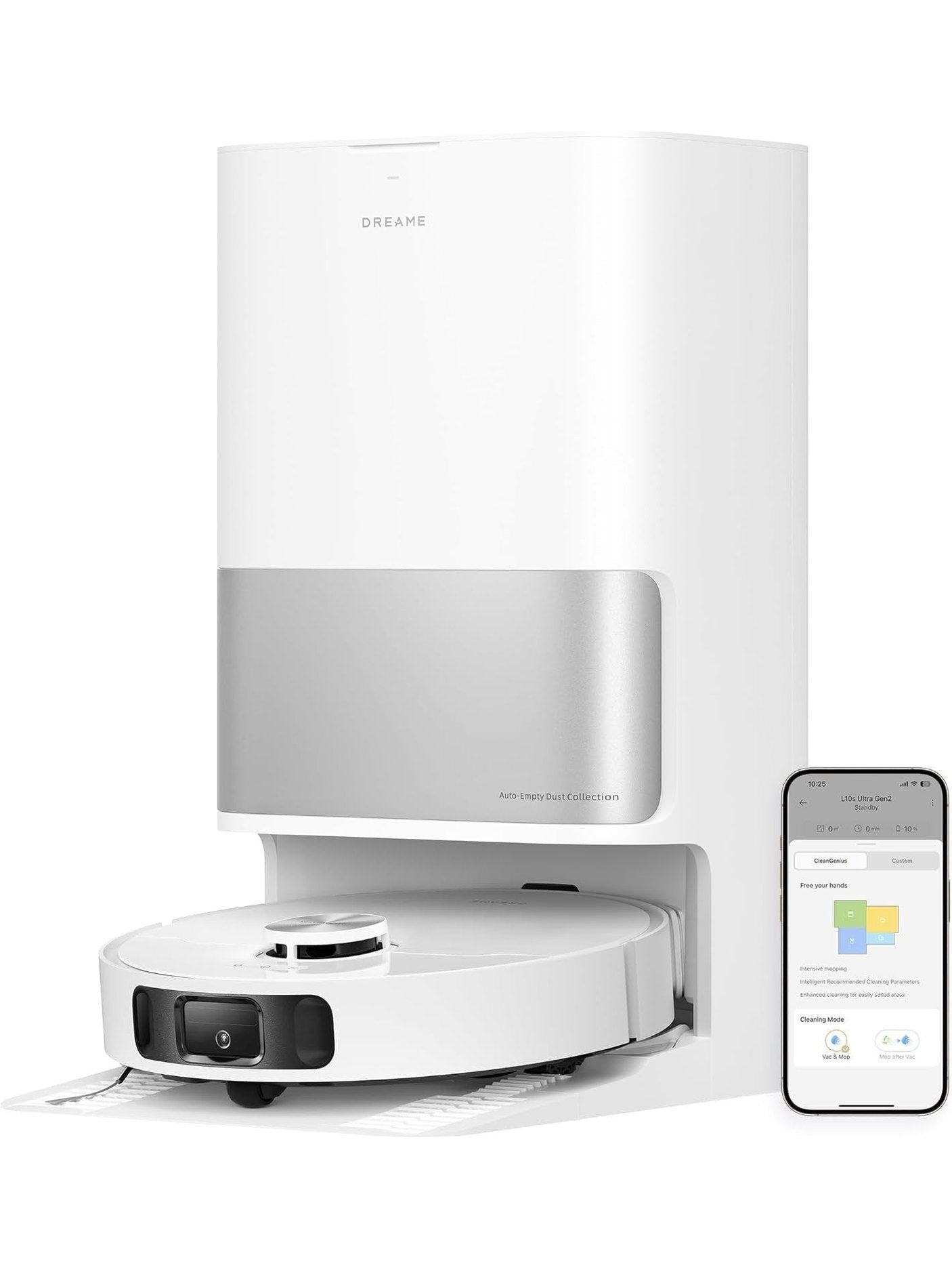 Dreame L10s Ultra Gen 2 Robot Vacuum and Mop, 10000Pa Suction, MopExtend Tech ANM Liquidation