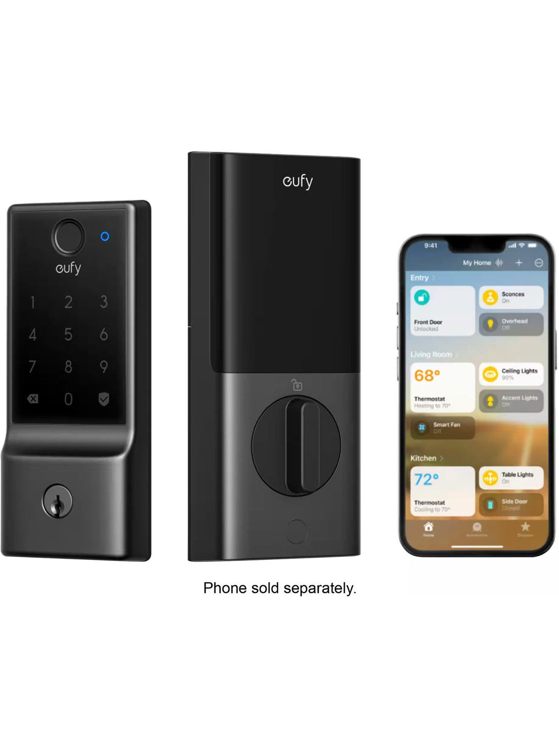 Smart Lock E31 WiFi Replacement Deadbolt Unlock with eufy App, Keypad, Smart ... ANM Liquidation