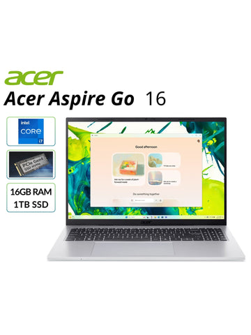 Acer Aspire Go 16" Touchscreen Laptop IntelCore7 16GB RAM 1TB SSD AG16-71PT-7488