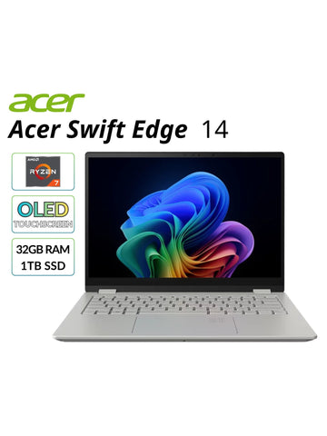 Acer Swift Edge 14" OLED Laptop AMD Ryzen 7 7840U 32GB RAM 1TB SSD AMD Radeon