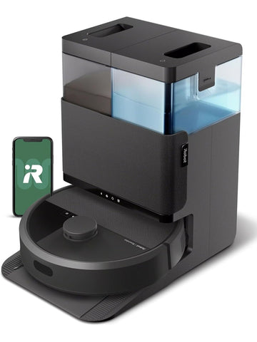 iRobot Roomba Plus 405 Combo Vacuum & Mop w/ AutoWash Dock, LiDAR, 70x Suction