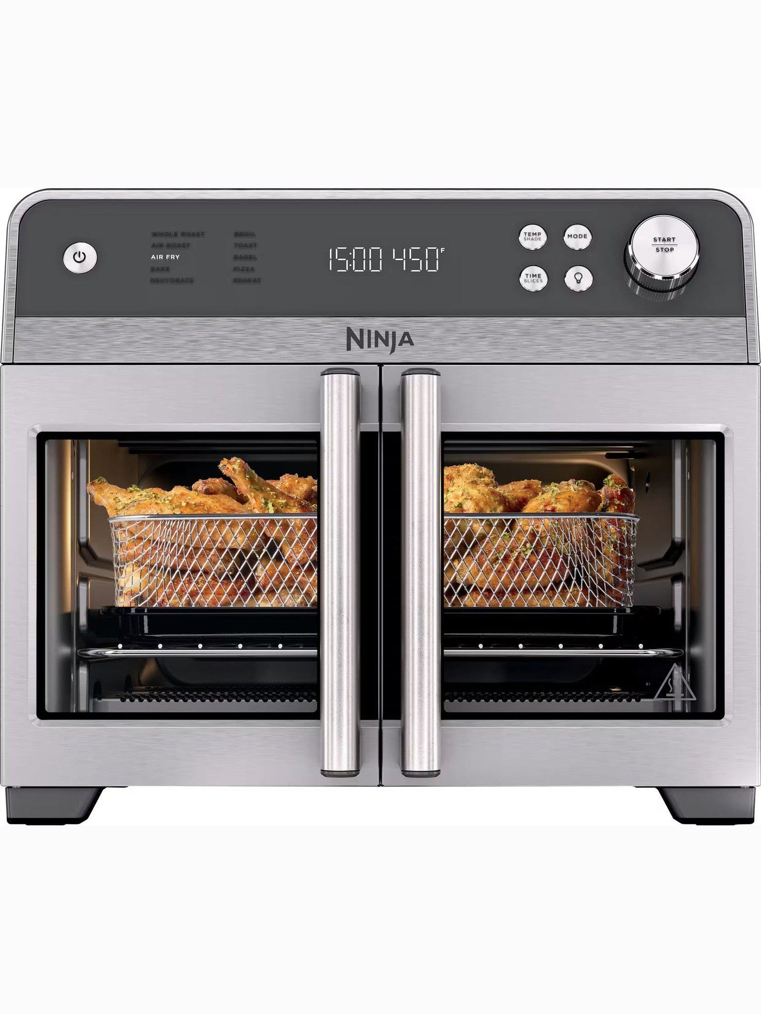 Ninja - French Door Premier Air Fryer, Convection Oven, Toaster - Stainless Steel ANM Liquidation