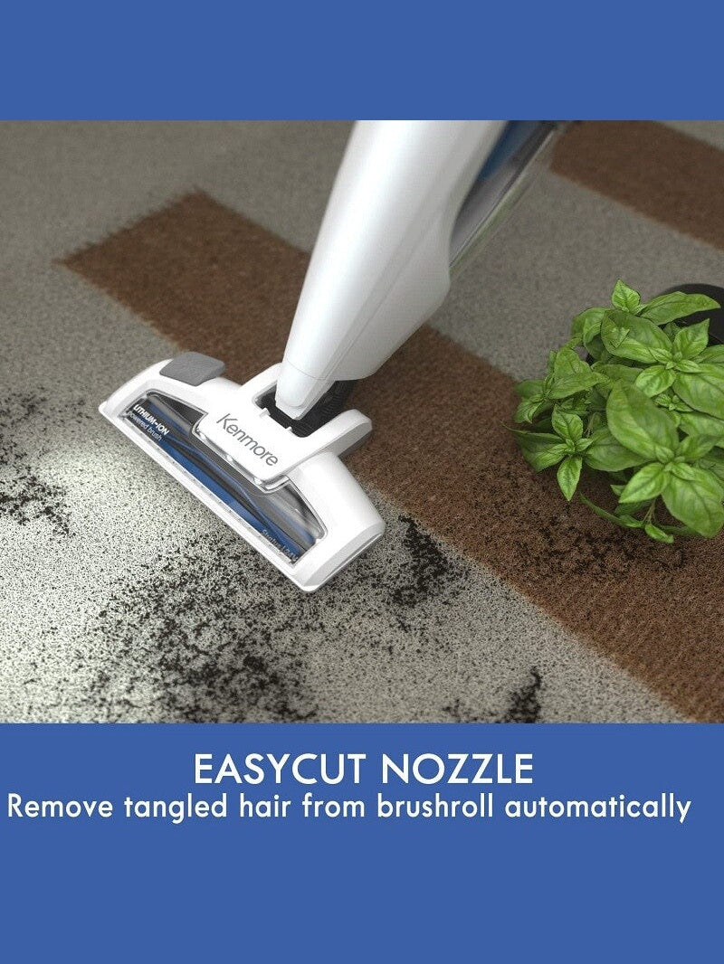 Kenmore DS Cordless Stick Vacuum Cleaner 2-in-1 Handheld HEPA VAC 45 min Runtime