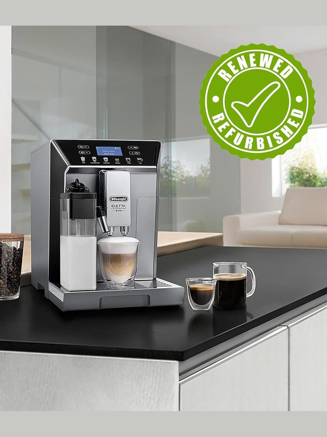 De'Longhi ECAM46860S Eletta Evo Espresso Machine - Certified Refurbished ANM Liquidation