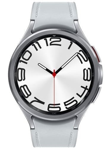 Samsung - Galaxy Watch6 Classic Stainless Steel Smartwatch 47mm BT - Silver