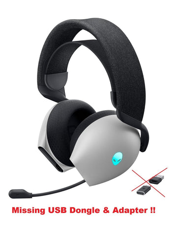 Alienware AW725H Tri Mode Wired/Wireless Gaming Headset [MISSING USB DONGLE]™