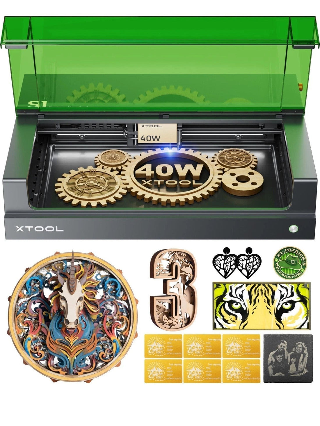 xTool RP1030493 S1 40W Enclosed Diode Laser Engraver - Certified Refurbished ANM Liquidation