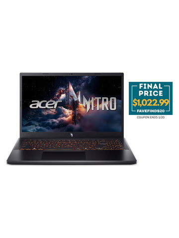 Acer Nitro V 15.6" FHD Gaming Laptop NVIDIA RTX 5060 16GB 1TB SSD ANV15-52-73D8