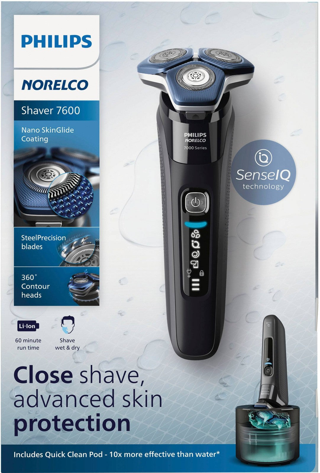 Philips Norelco - Shaver 7600, Rechargeable Wet & Dry Electric Shaver with Se... ANM Liquidation