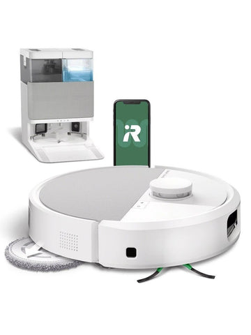 NEW iRobot Roomba Plus 505 Combo Vacuum & Mop w/ AutoWash Dock - White Edition!
