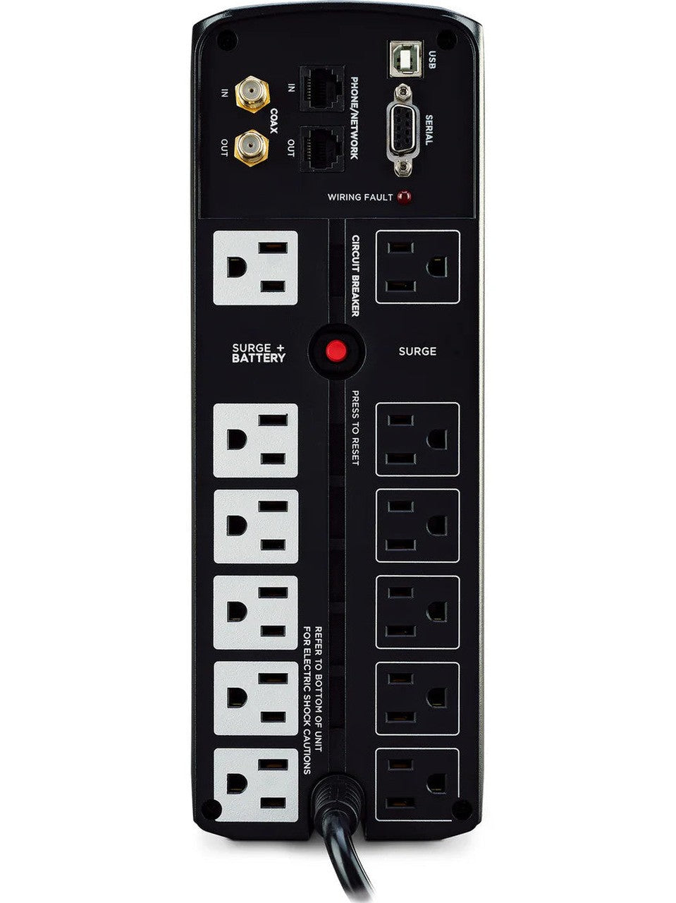 CyberPower CP1500AVRLCD-R 1500VA/900W LCD UPS System - Certified Refurbished ANM Liquidation