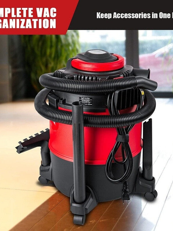 Vacmaster 6 Gallon Wet Dry Shop Car Vacuum Cleaner W/ 190 MPH Detachable Blower