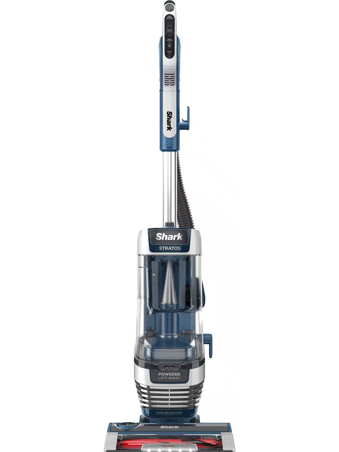 Shark - Stratos Upright Vacuum with DuoClean PowerFins HairPro, Self-Cleaning... ANM Liquidation