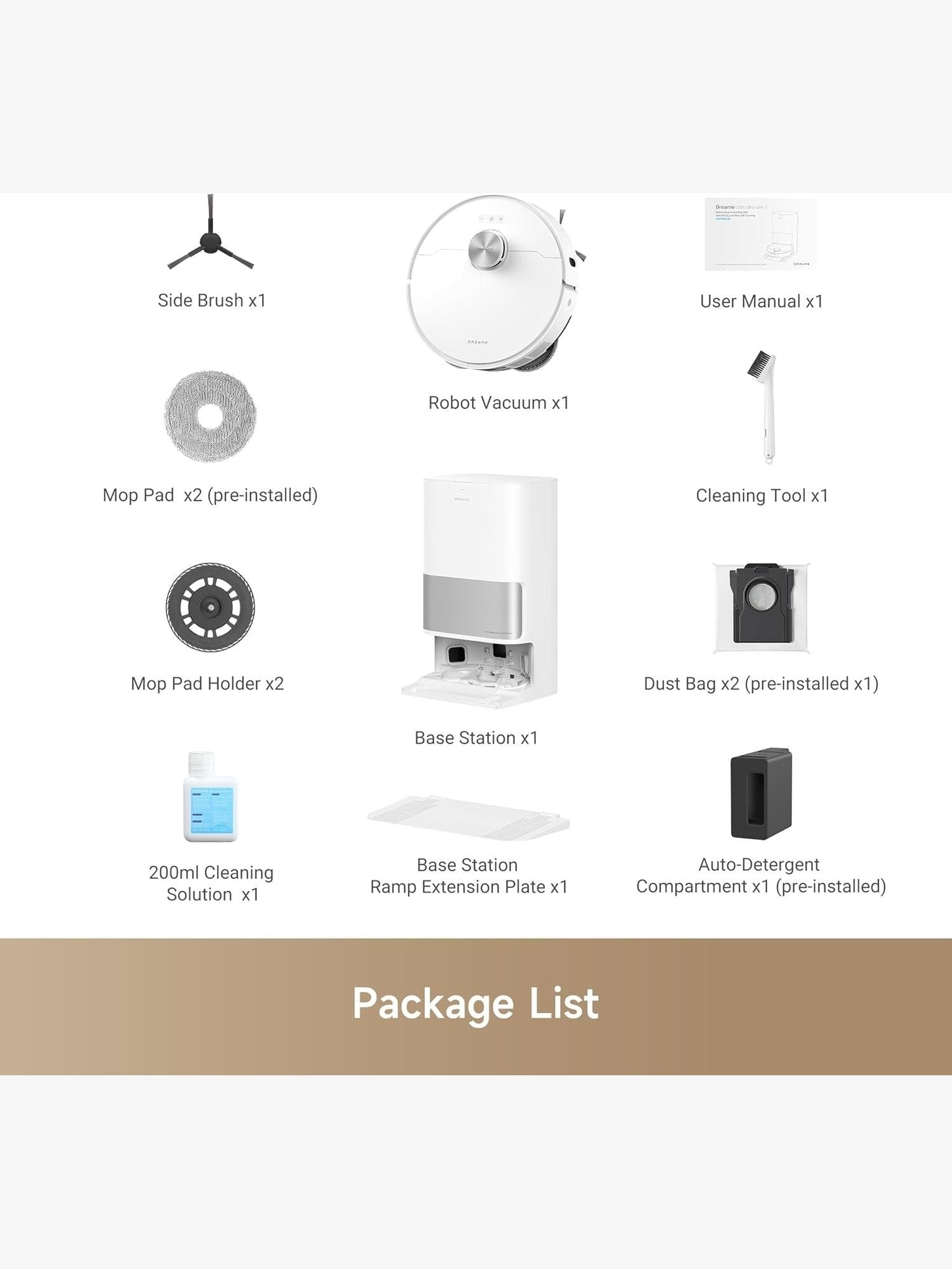 Dreame L10s Ultra Gen 2 Robot Vacuum and Mop, 10000Pa Suction, MopExtend Tech ANM Liquidation