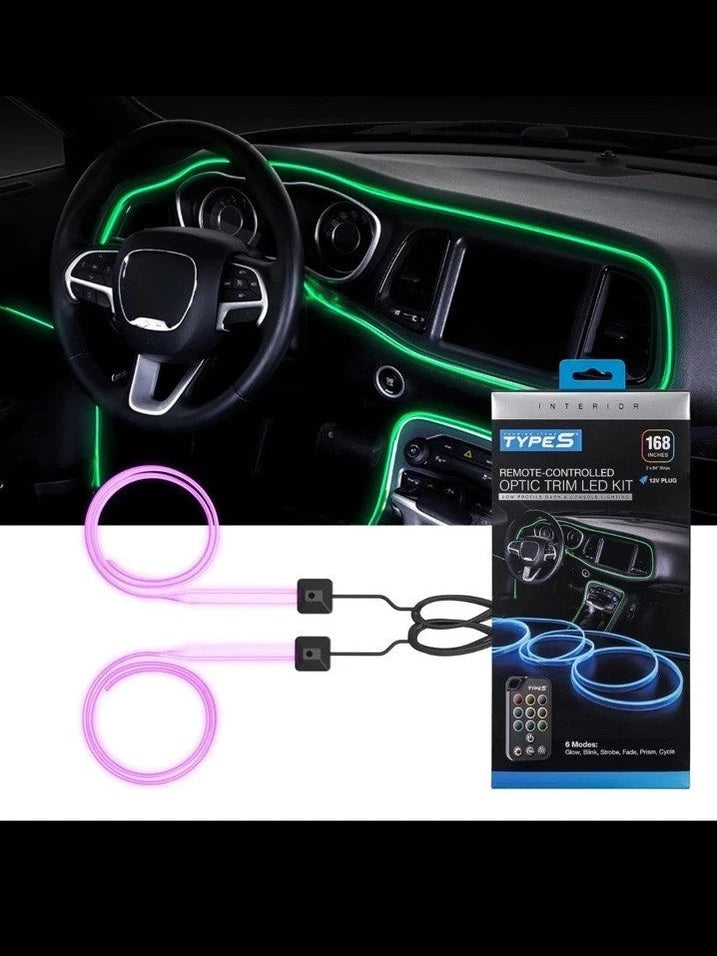 TypeS 15 Colors 6 Modes Brightness Control Optic Trim LED Kit - 2 x 84" Strips™