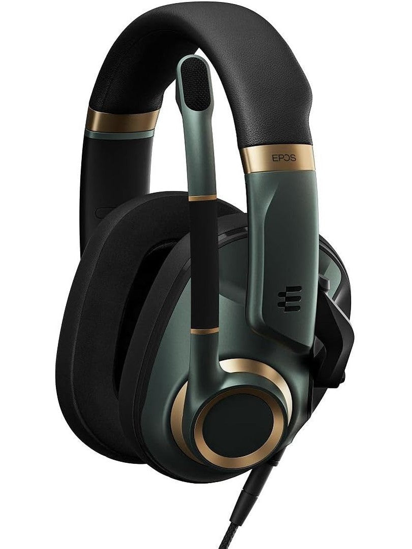Epos H6PRO Closed Acoustic WIRED Gaming Headset with Mic - Xbox PS5 PC -Green™