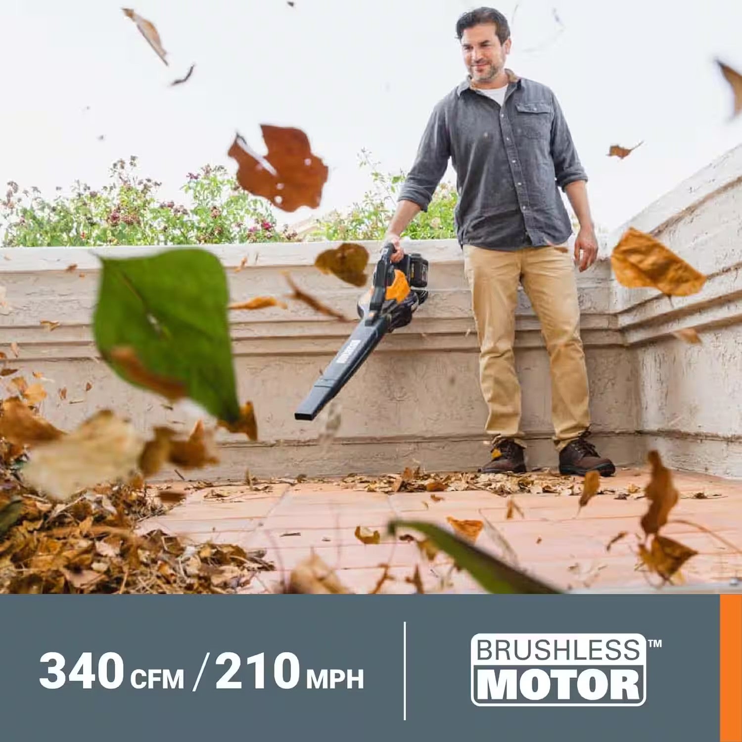 WORX - 40V 185 MPH 350 CFM Cordless Leaf Blower/Vac/Mulcher (2 x 4.0 Ah Battery ANM Liquidation