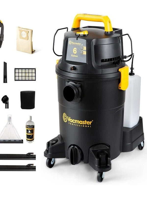 Vacmaster 6 & 8 Gallon Wet Dry Car Vacuum Cleaner Upholstery Shampoo Car Vacuums