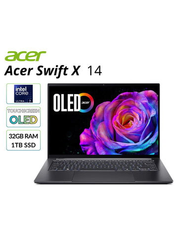 Acer Swift XOLED Gaming Laptop 14.5" NVIDIA RTX 5060 32GB 1TB Intel Core Ultra 7