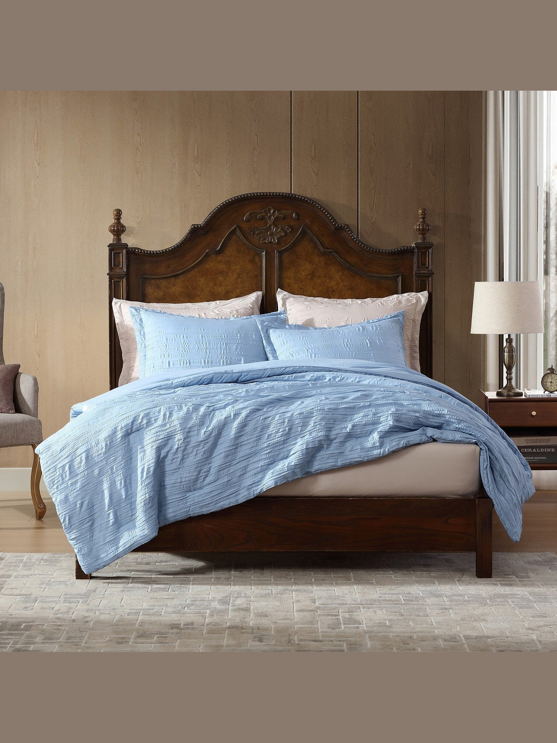 Comforter Set 2/3-Piece Lightweight Embossed Soft All Season Bedding – ClevaHome