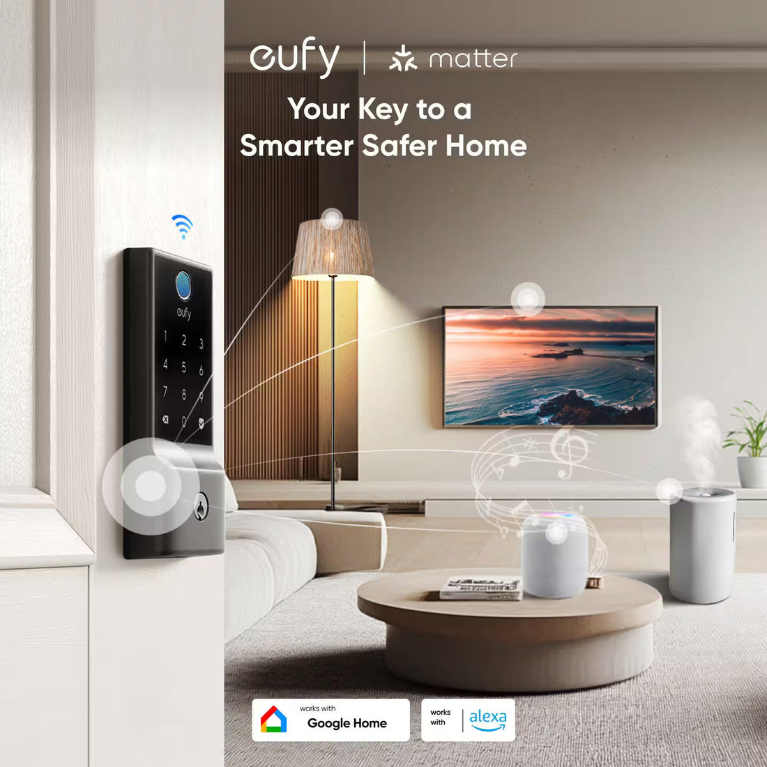 Smart Lock E31 WiFi Replacement Deadbolt Unlock with eufy App, Keypad, Smart ... ANM Liquidation