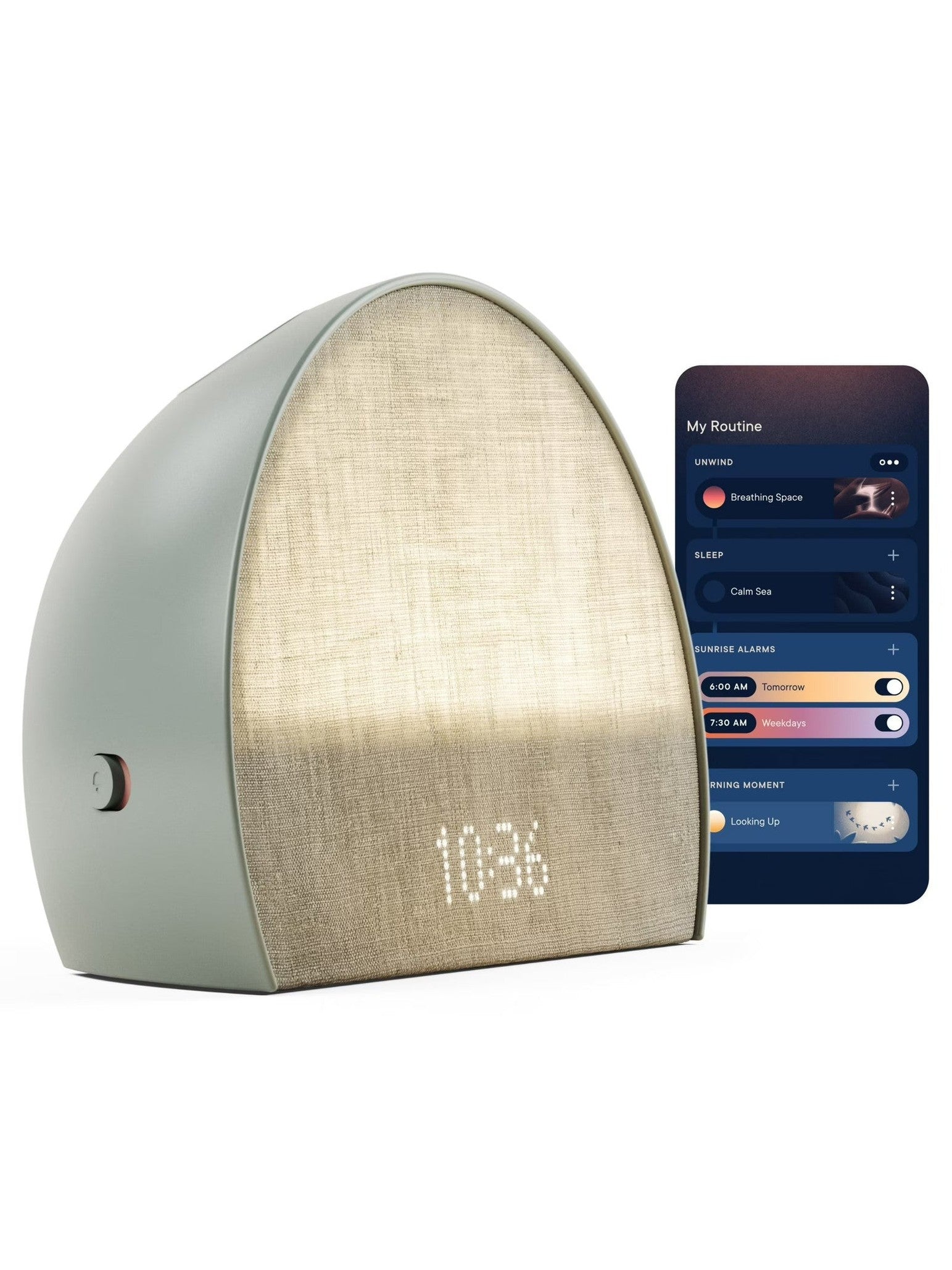 Hatch HBR4803S-B Restore 2 Sunrise Alarm Clock, Sound Machine, Slate-Refurbished ANM Liquidation