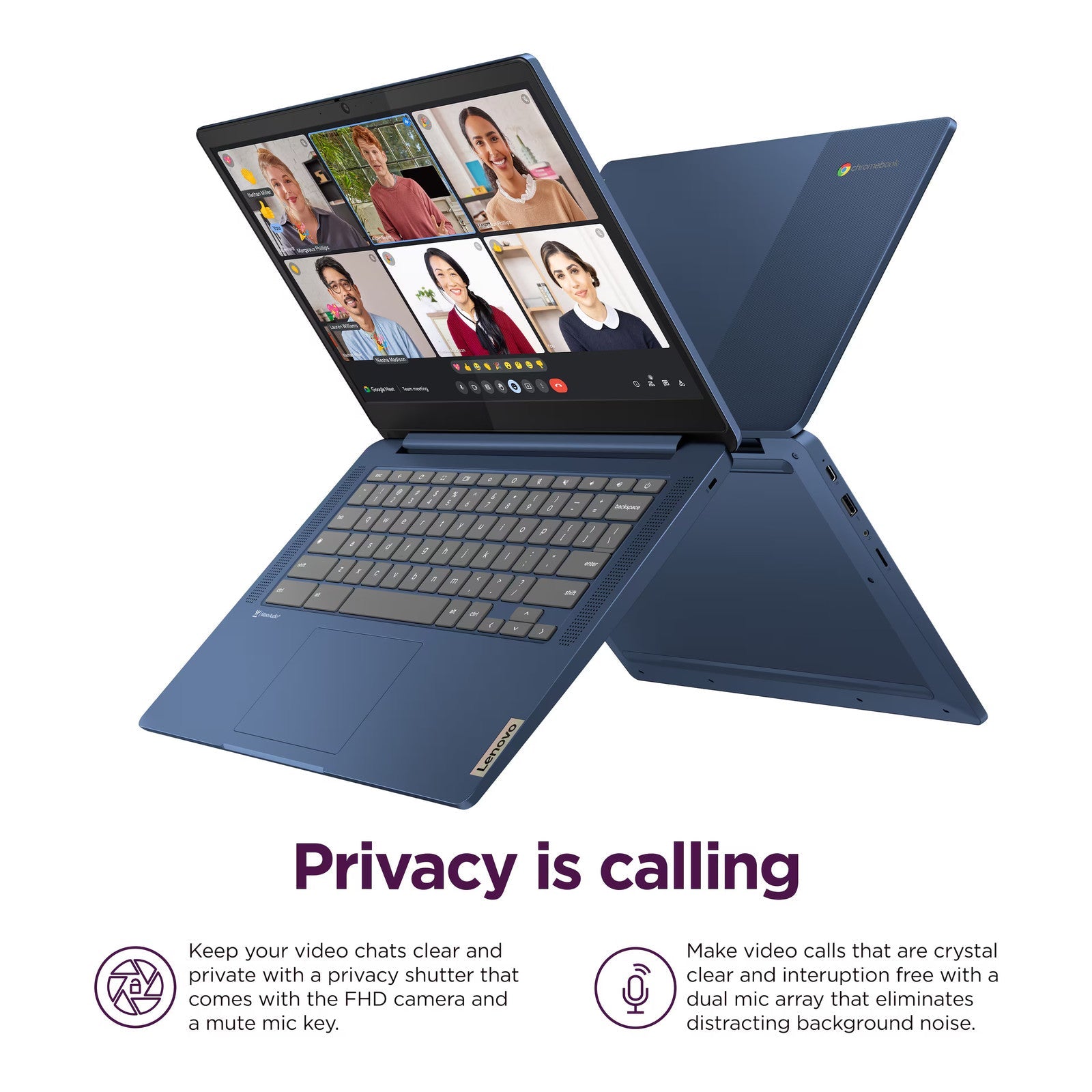 Lenovo - IdeaPad Slim 3 Chromebook 14" Full HD Laptop - MediaTek Kompanio 520 ANM Liquidation