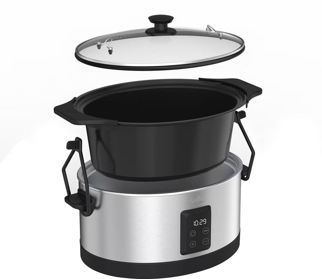 bella PRO - 7-qt. Programmable Slow Cooker with Searing Function - Stainless ... ANM Liquidation