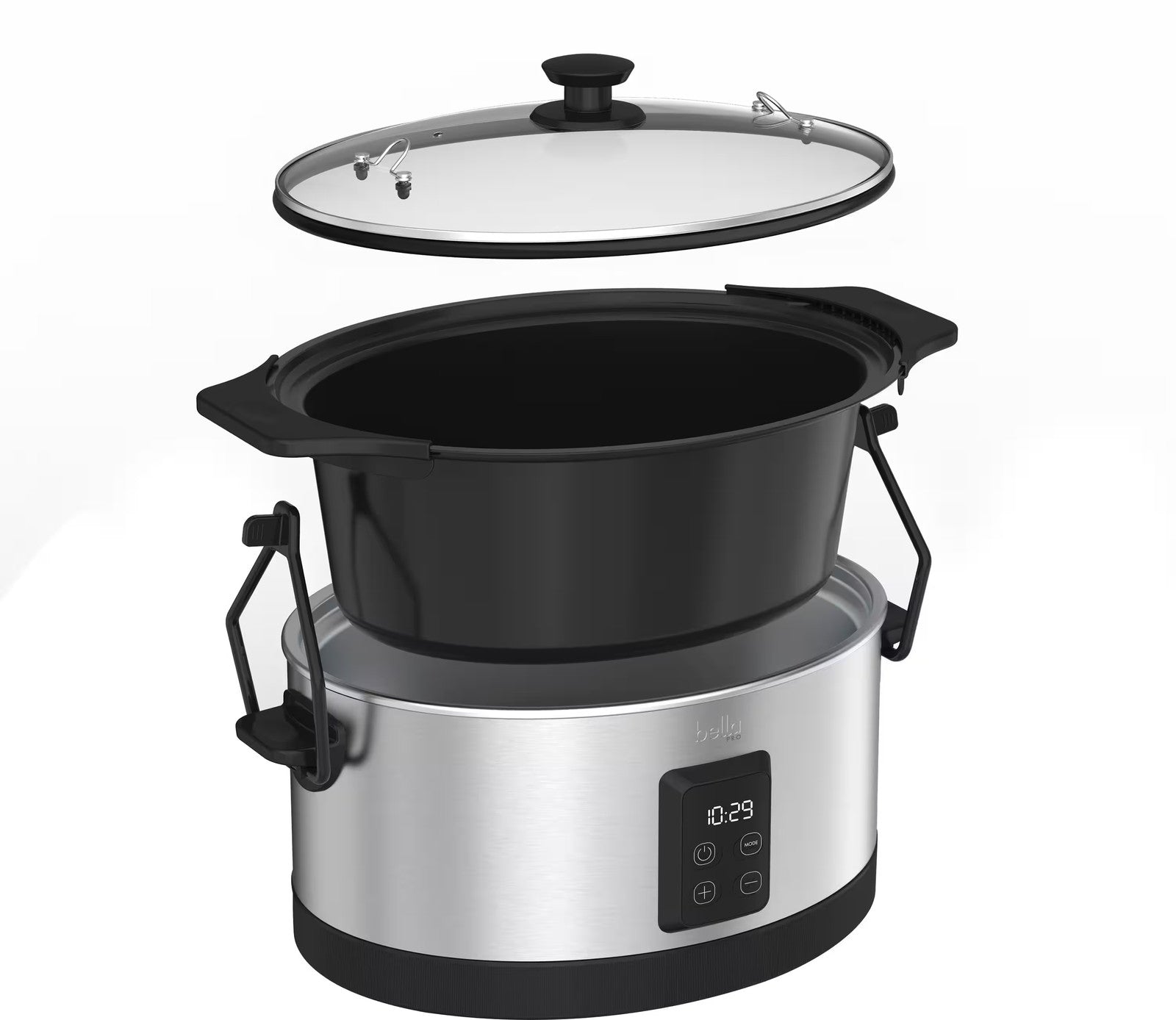 bella PRO - 7-qt. Programmable Slow Cooker with Searing Function - Stainless ... ANM Liquidation