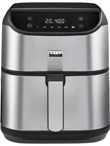 bella PRO - 6-qt. Touchscreen Air Fryer - Stainless Steel ANM Liquidation