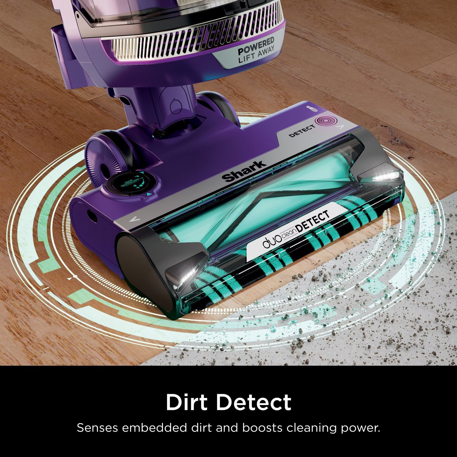 Shark - PowerDetect Upright Vacuum with DuoClean Detect Technology, Self-Clea... ANM Liquidation