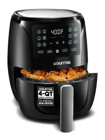 Gourmia Air Fryer Oven Digital Display 4 Quart Large AirFryer Cooker 12 (GAF486)