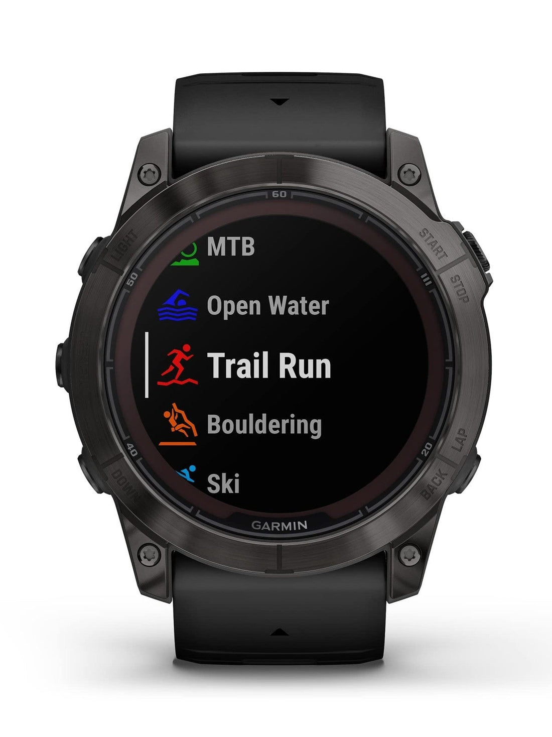 Garmin fēnix 7X Pro Sapphire Solar GPS – Carbon Gray DLC Titanium w/ Black Band