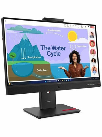 Lenovo ThinkVision T24D-4v 24  Class Webcam Full HD LED Monitor - 16:9 - Eclipse