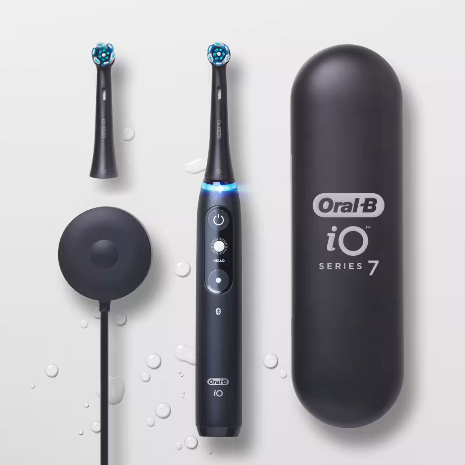 Oral-B - iO Series 7 Connected Rechargeable Electric Toothbrush - Onyx Black ANM Liquidation