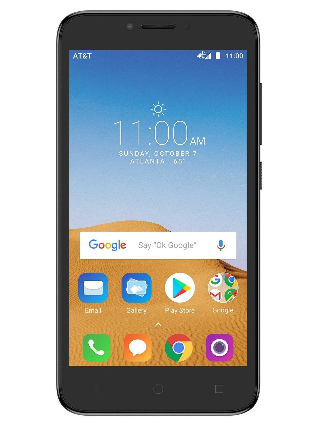 AT&T Prepaid Alcatel TETRA - 16GB - Black - 5041C