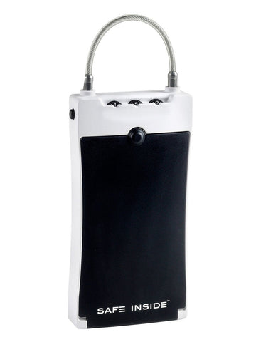 SafeInside Portable Security Case for Securing Small Items with 3 Digit Clock