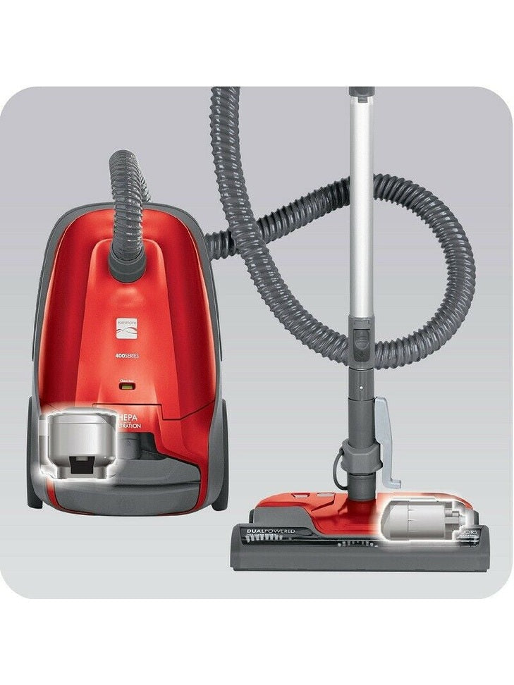Kenmore 400 Series Bagged Canister Vacuum Cleaner Pet Friendly VAC 2.2L Capacity