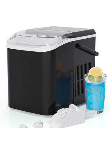 Countertop Portable Ice Maker 26.5 lb/Day Ice Self-Cleaning (ZBJ-PP10A-BK)™