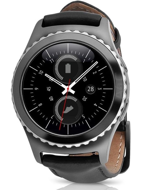 Samsung Galaxy Gear S2 40mm Stainless Steel Case – Black Classic Band (SM-R7320)