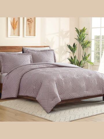 Textured Comforter Set 2/3-Piece Lightweight Soft Quilt Bedding – ClevaHome
