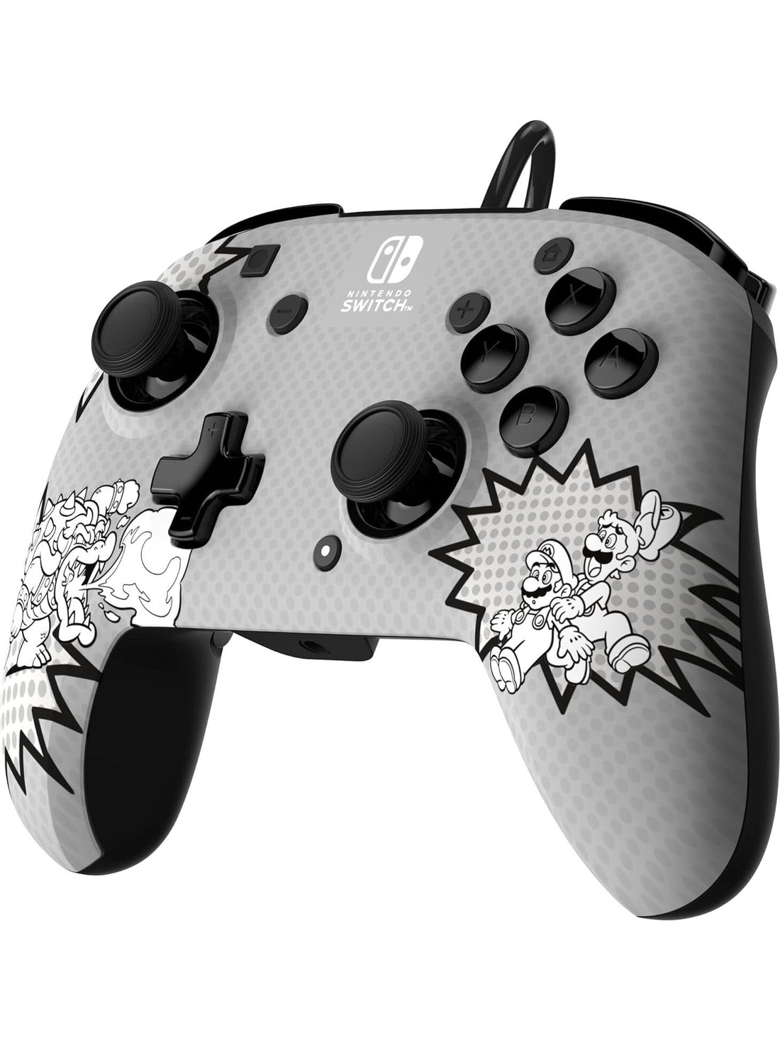 PDP REMATCH Enhanced Wired Controller for Nintendo Switch - Bowser Luigi Mario C