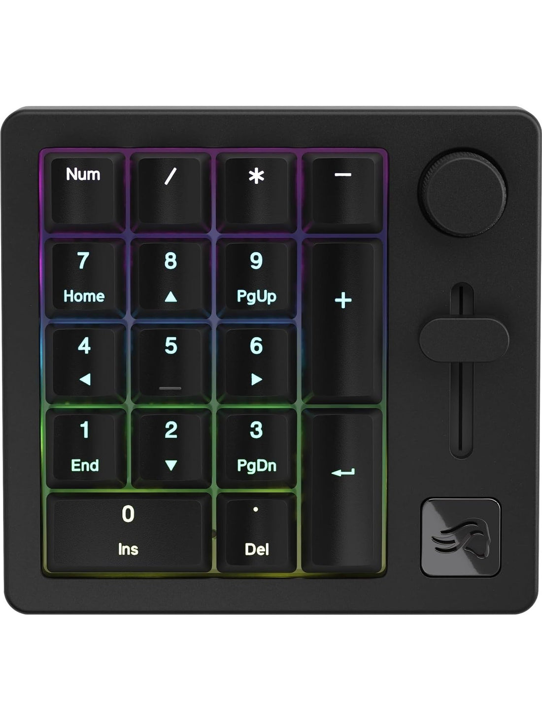 Glorious GMMK Macro Pad Mechanical Numpad - 10 Key USB Keypad - Black ™