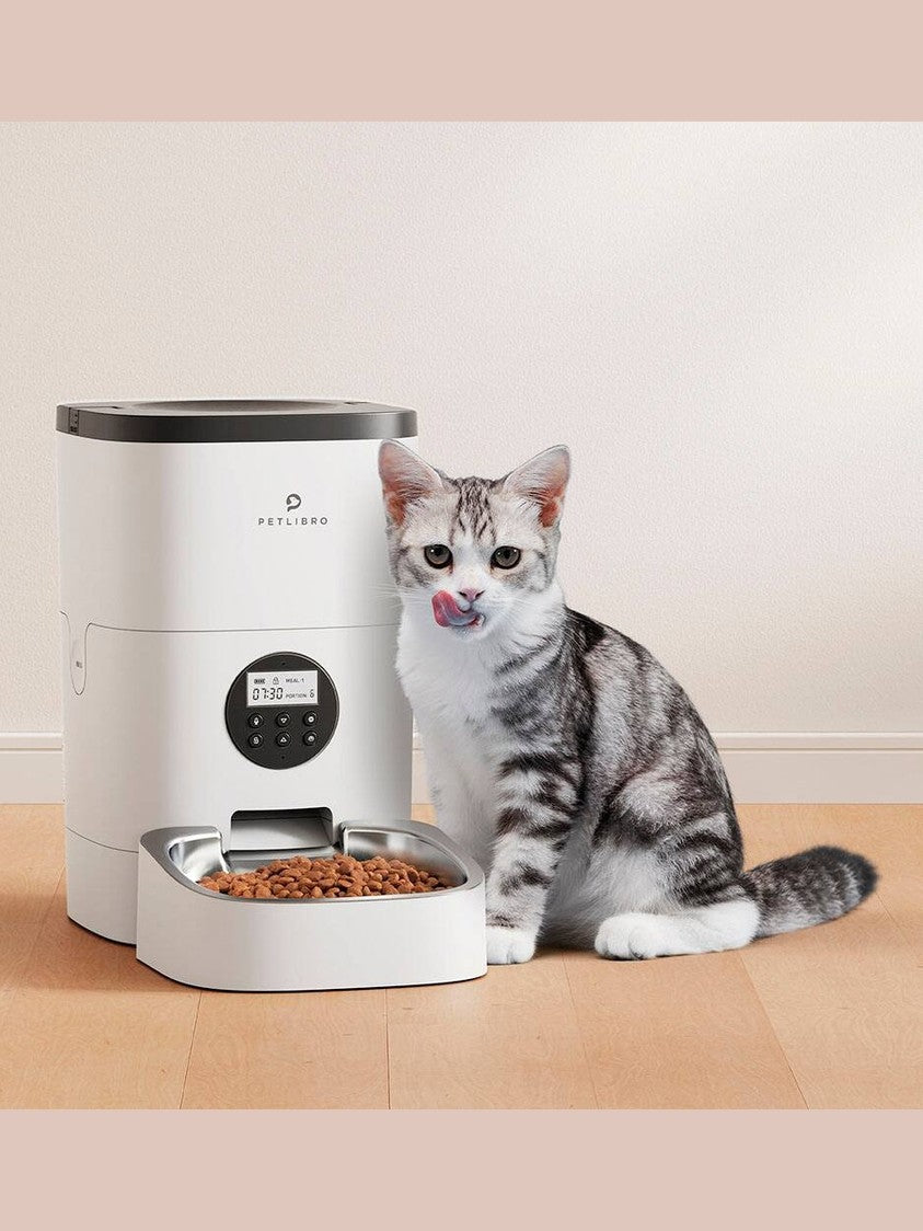 Petlibro PL-AF001-01W 4L Automatic Dog & Cat Feeder, White-Certified Refurbished ANM Liquidation